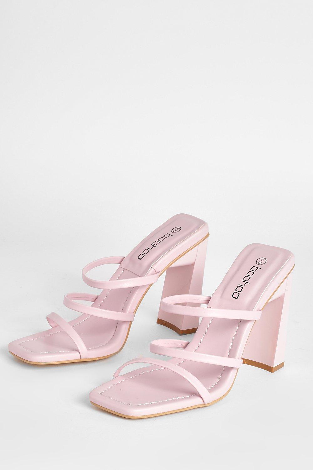 Boohoo pink heels sale